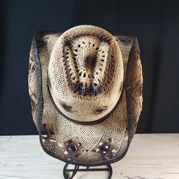 Cavenders Distressed Cowgirl Hat in Women's Medium - Picture 9 of 16